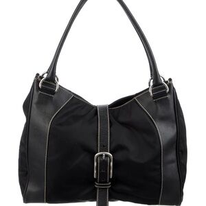 Prada Tessuto & Saffiano‎ Buckle Tote